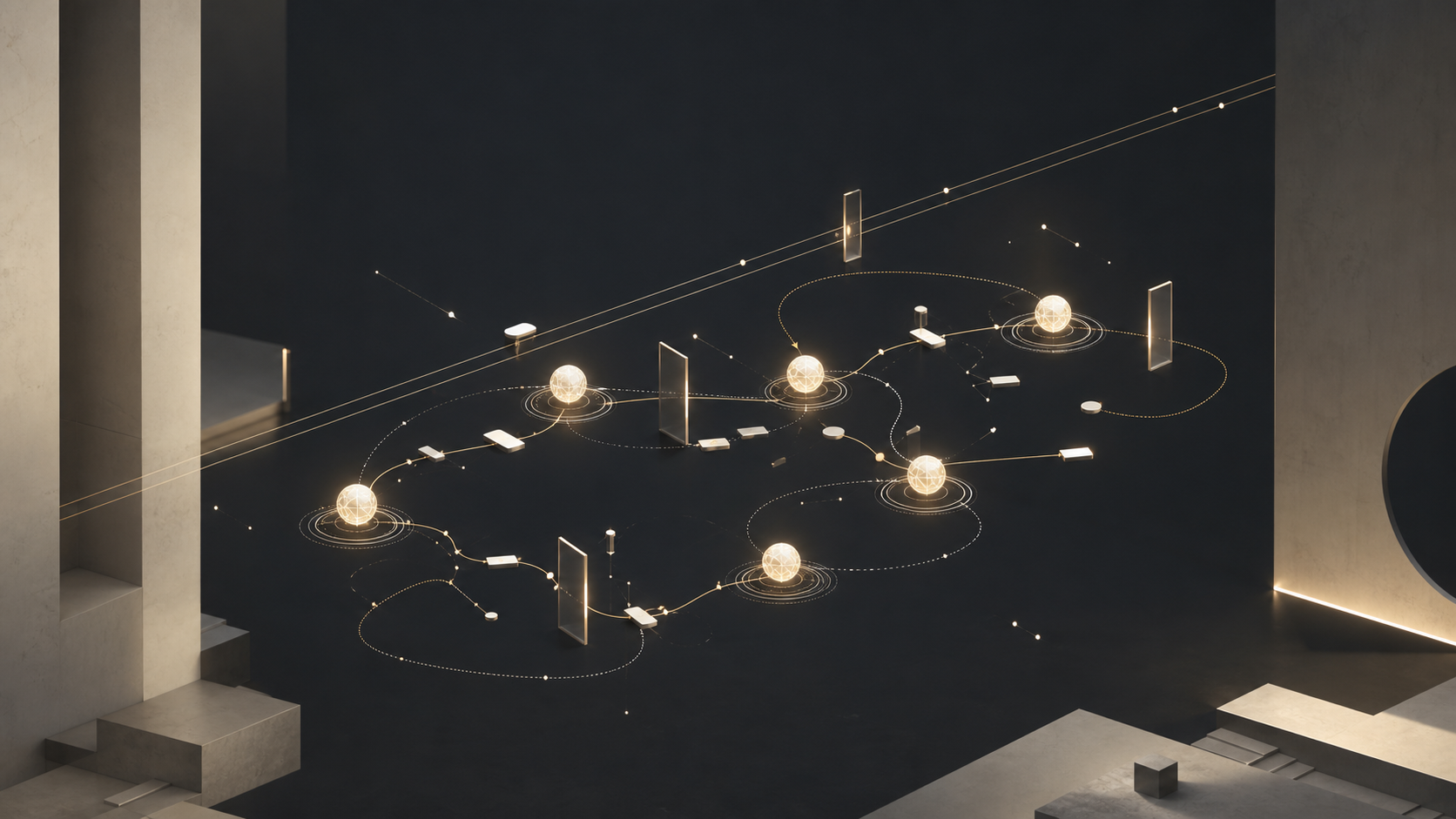 An automated research loop connecting experiments, logs, and evaluation