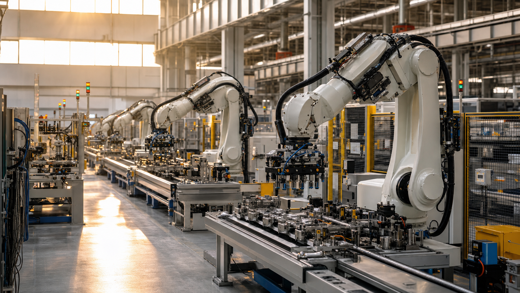Industrial automation line as the starting point for Korean robotics strategy