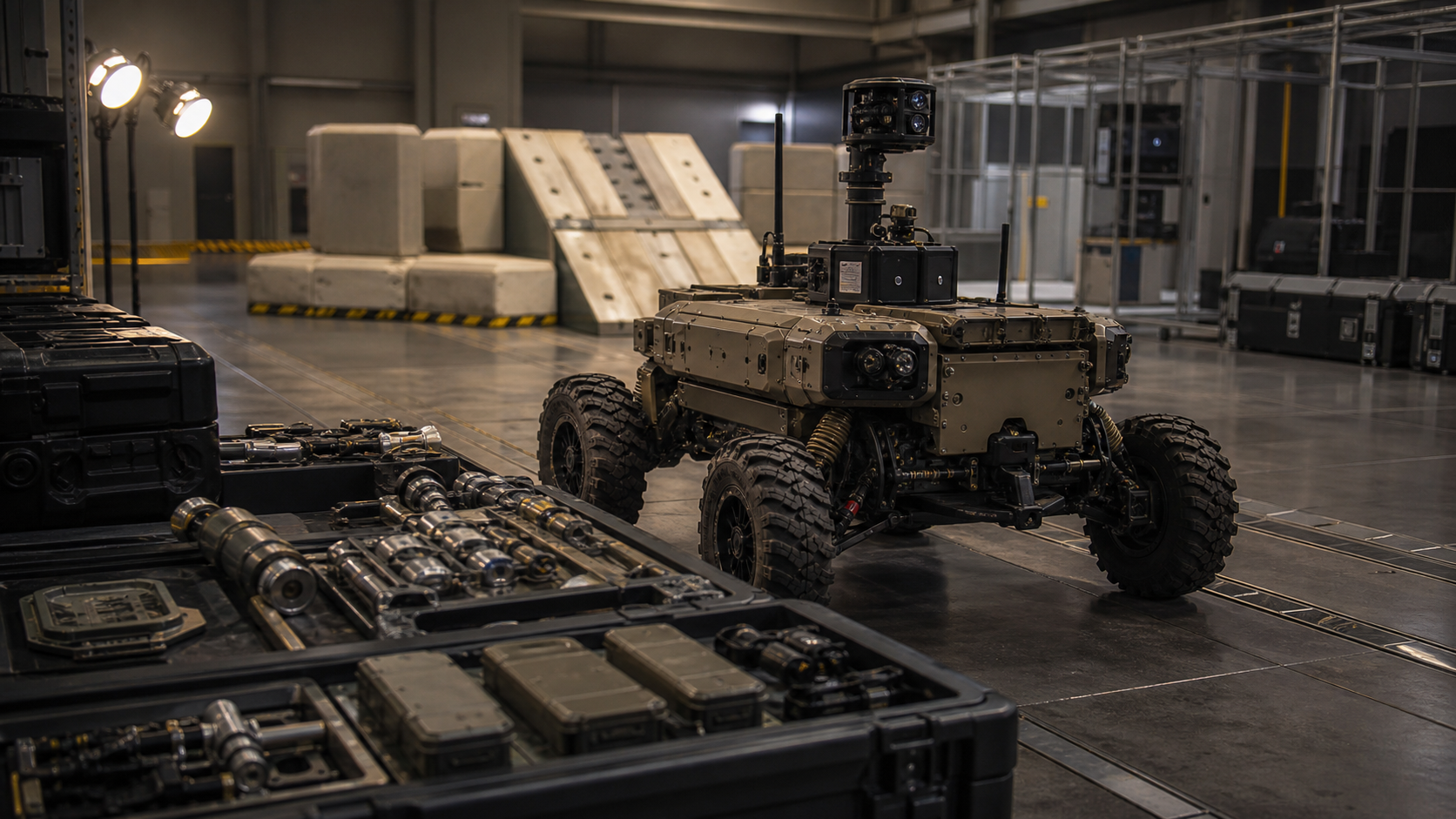 Specialized robotics system for security-sensitive field deployment
