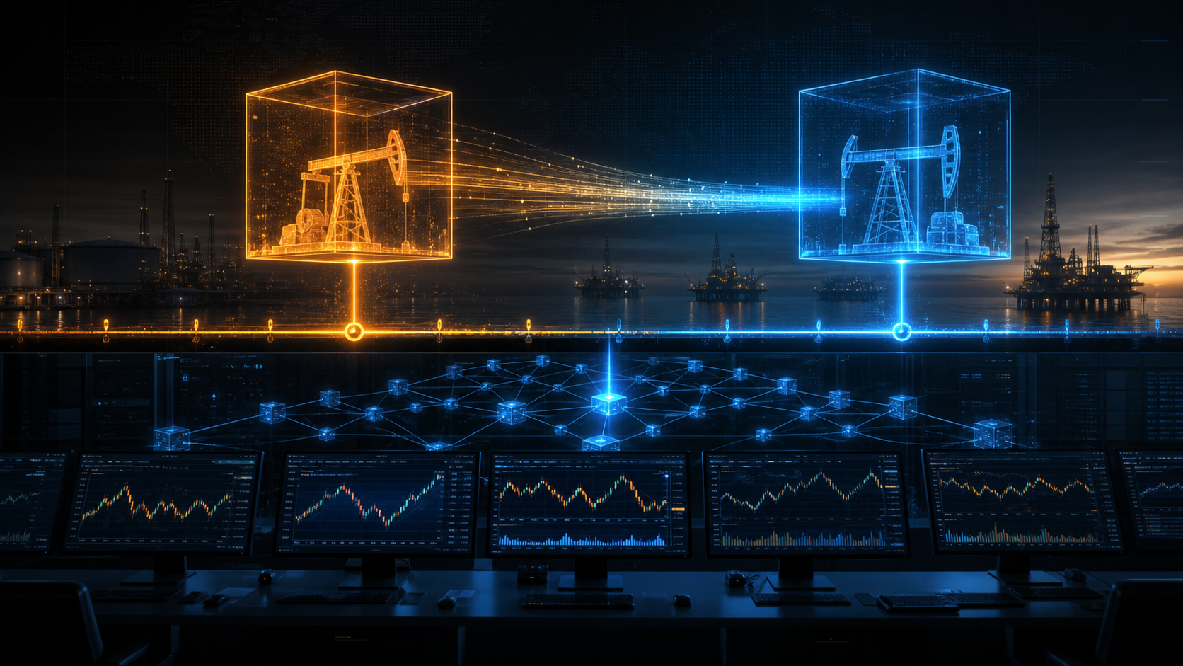 Oracle data flow shifting from one oil futures contract cube to the next maturity